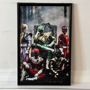 Mighty Morphin Power Rangers Jason David Frank Green Ranger Poster